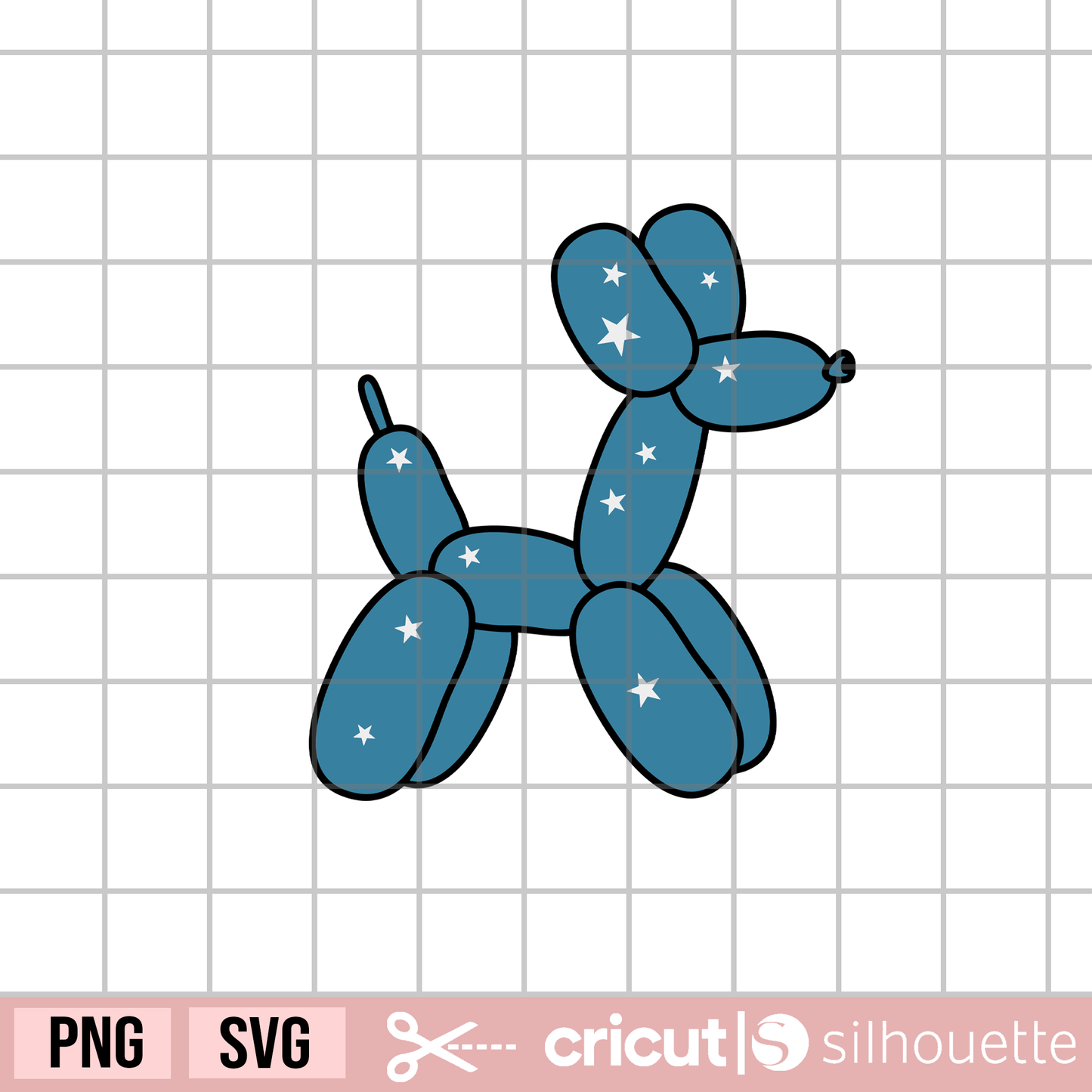 4th of July Balloon Dog svg, Free svg, Patriotic Balloon Dog Svg, 4th Of July Svg, American Flag svg, Stars and stripes Balloon dog