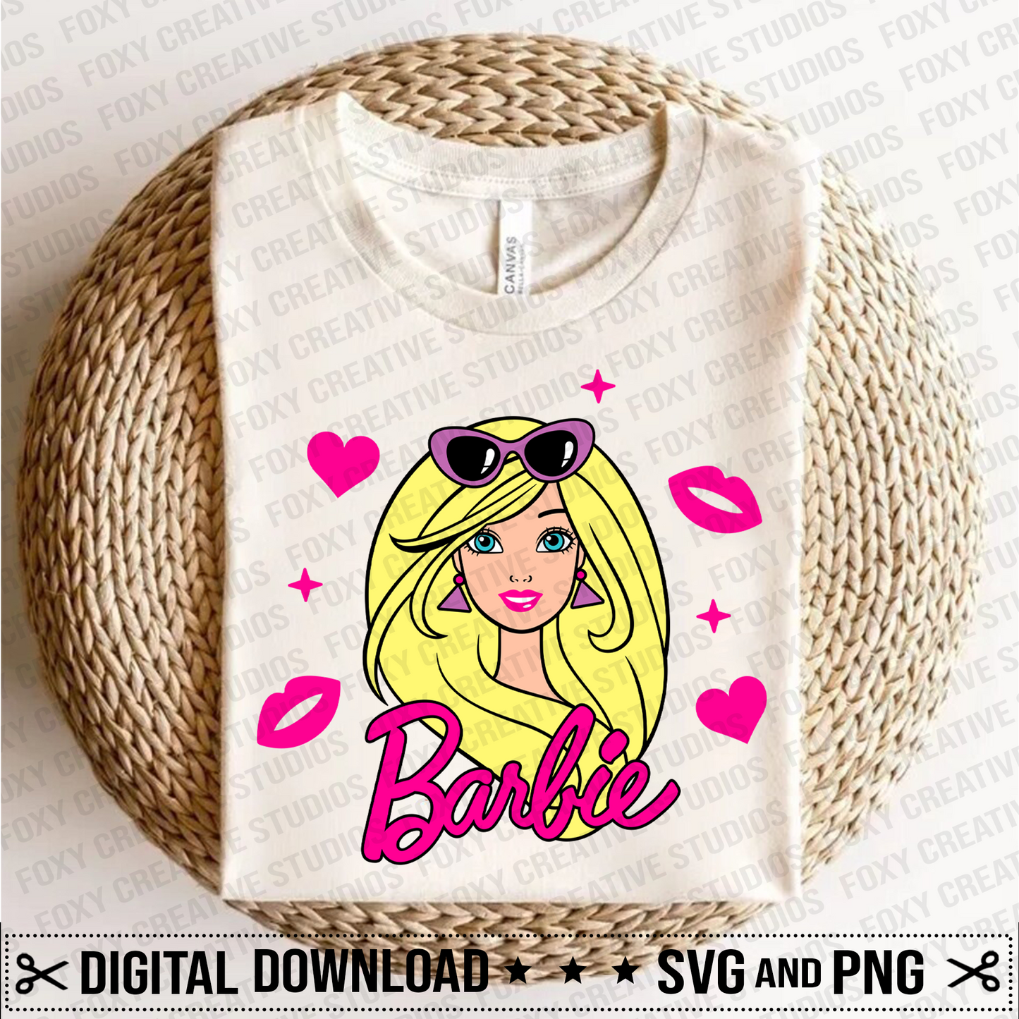 Doll svg, Lips svg, Hearts svg, Let's go Party svg, Digital Download, toy svg, Diva svg, Princess svg