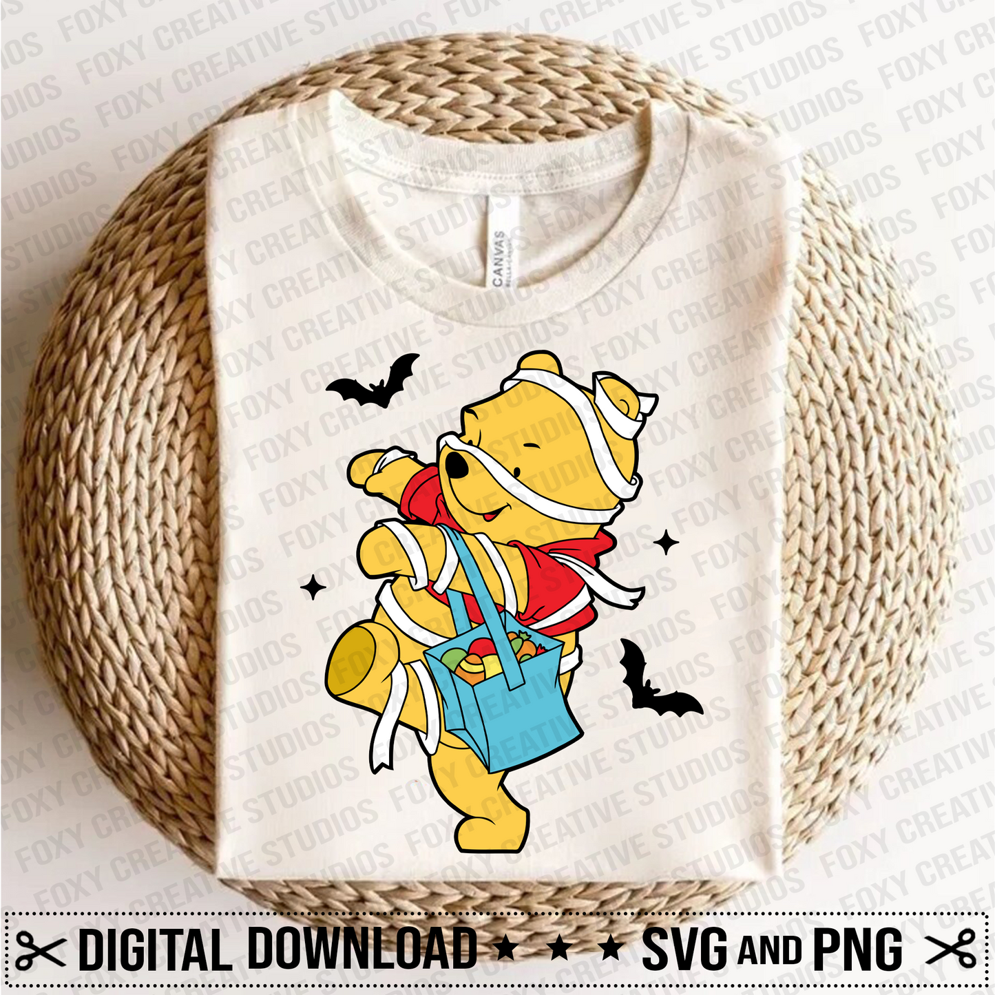 Halloween svg, Halloween bear svg, Mummy svg, Scary Halloween svg, Halloween Flying bats svg, Halloween candy bags svg
