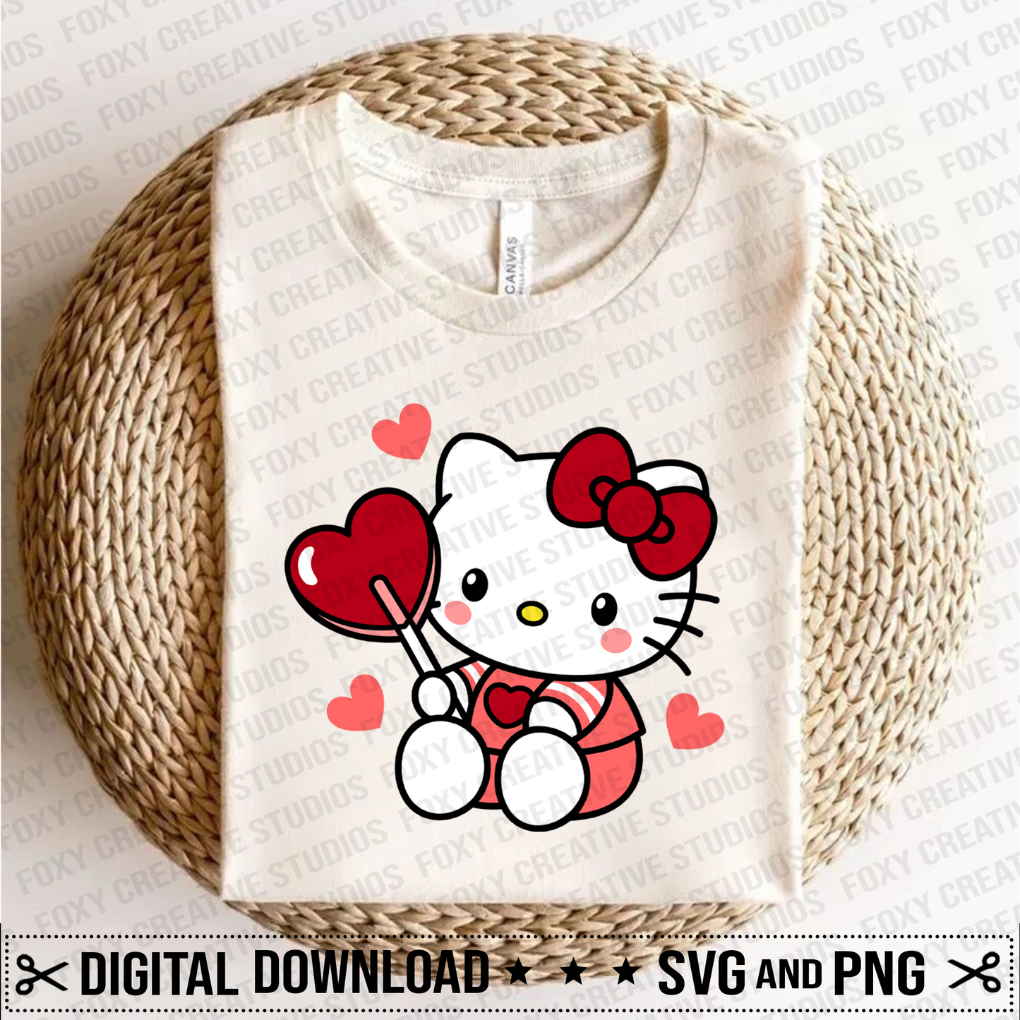 Heart Lollipop svg, Hearts svg, Valentine's day svg, Kawaii svg, kitty svg, best friends svg, love svg