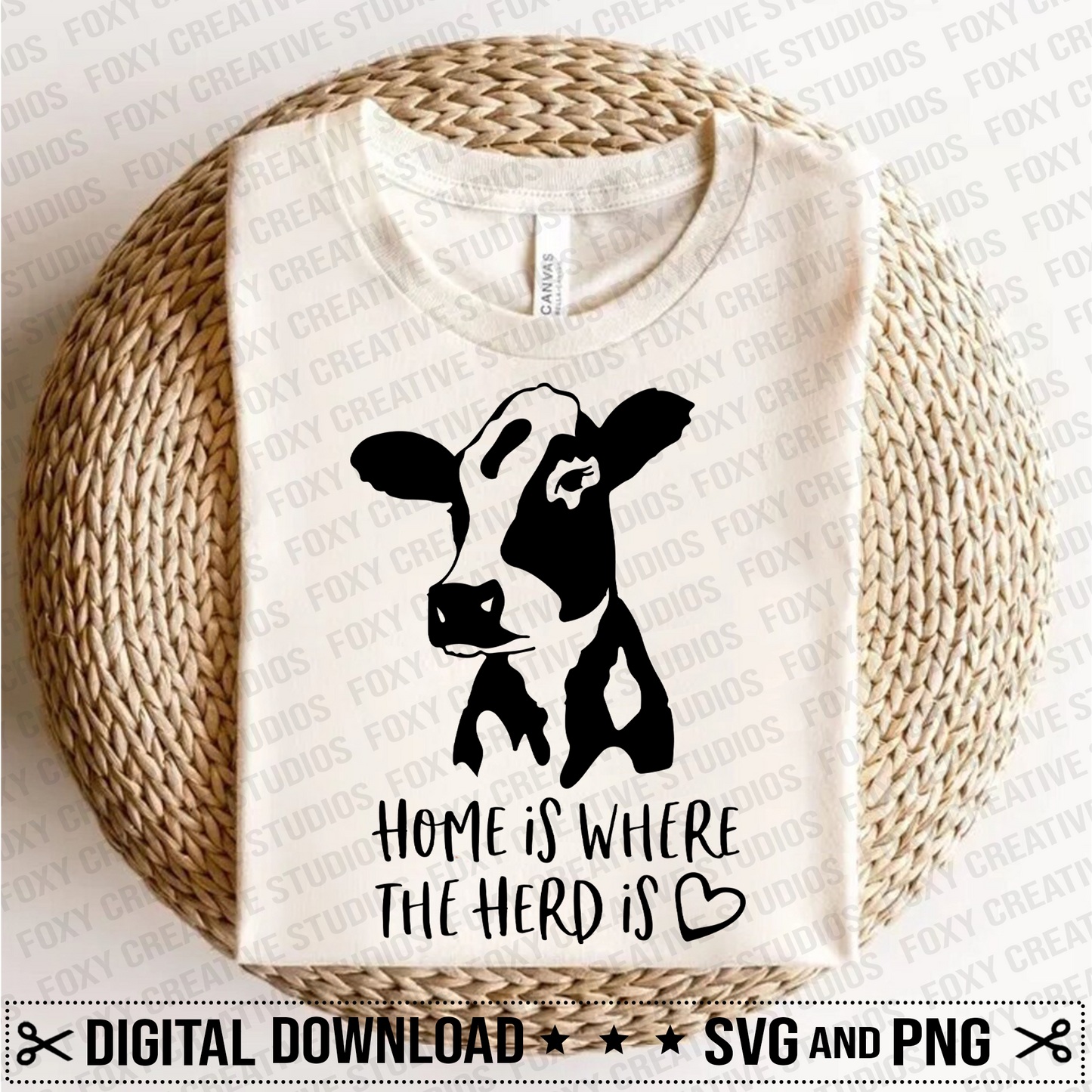 Home is where the Herd is svg, Home is where the herd is cow svg, farm life svg, cow svg, farm animal svg, free svg, Digital Download