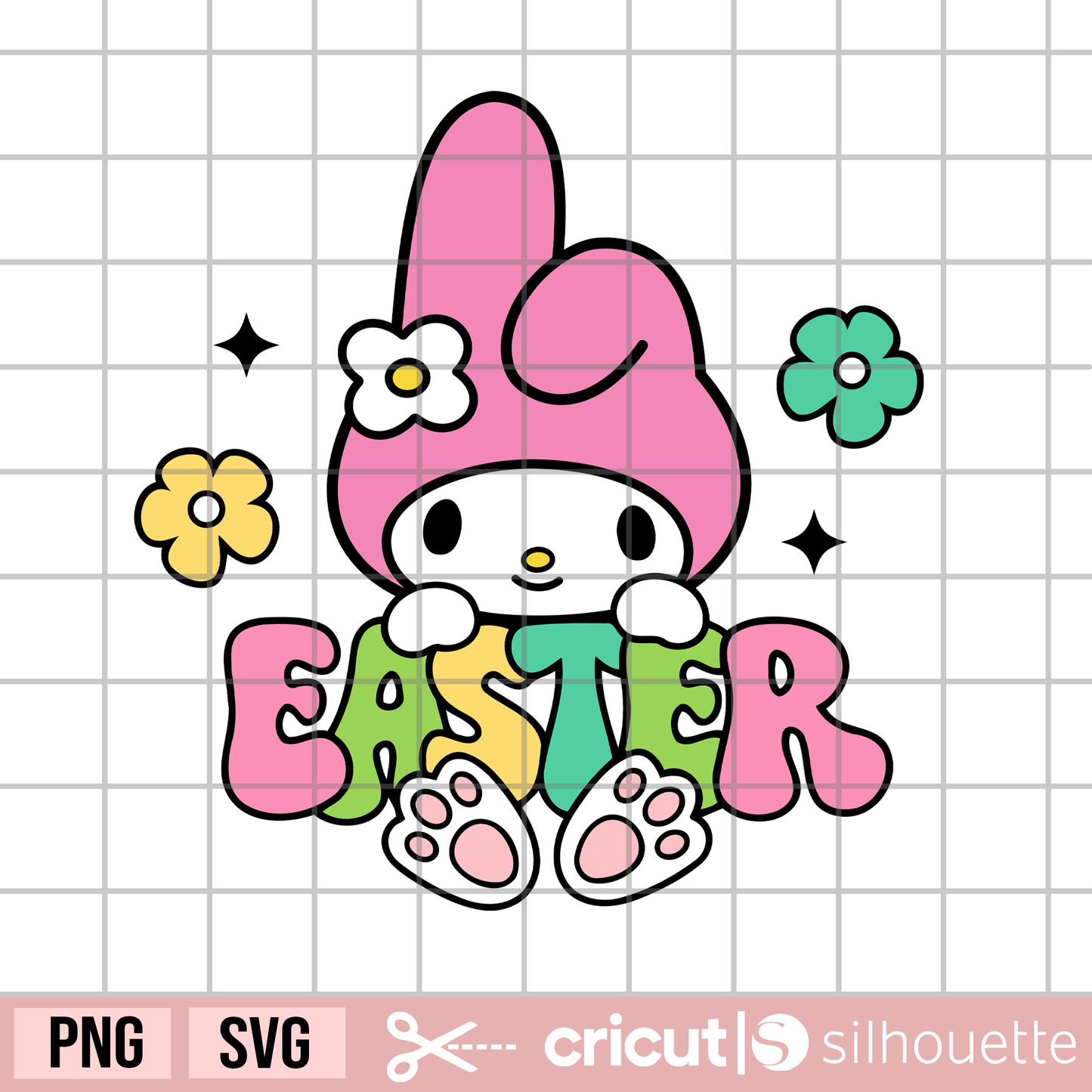 Easter svg, Easter Bunny svg, Easter melody svg, Easter eggs svg, Spring Flowers svg, Bunny Feet svg, Bunny ears svg