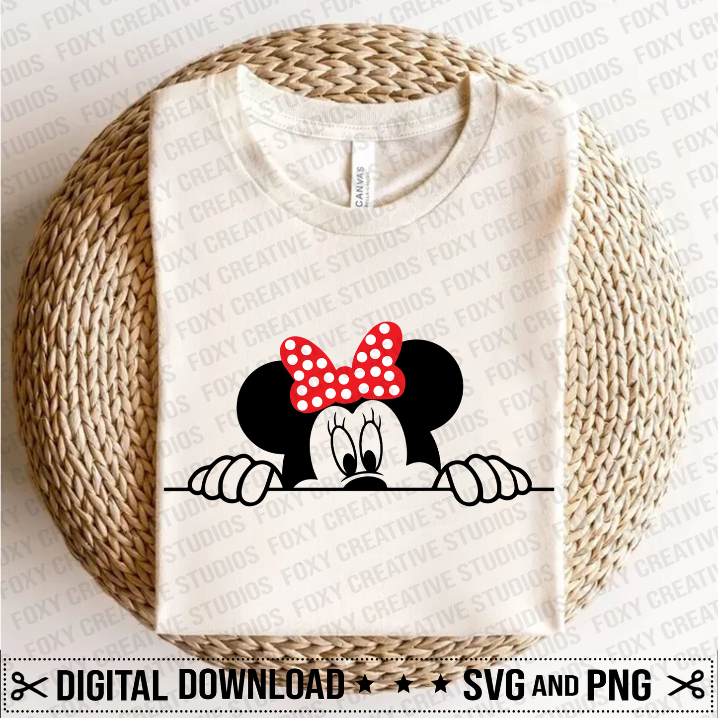 Peeking Mouse svg, Peeking baby svg, Polka Dot Bow svg, peek a boo svg, peeking svg, Digital Download