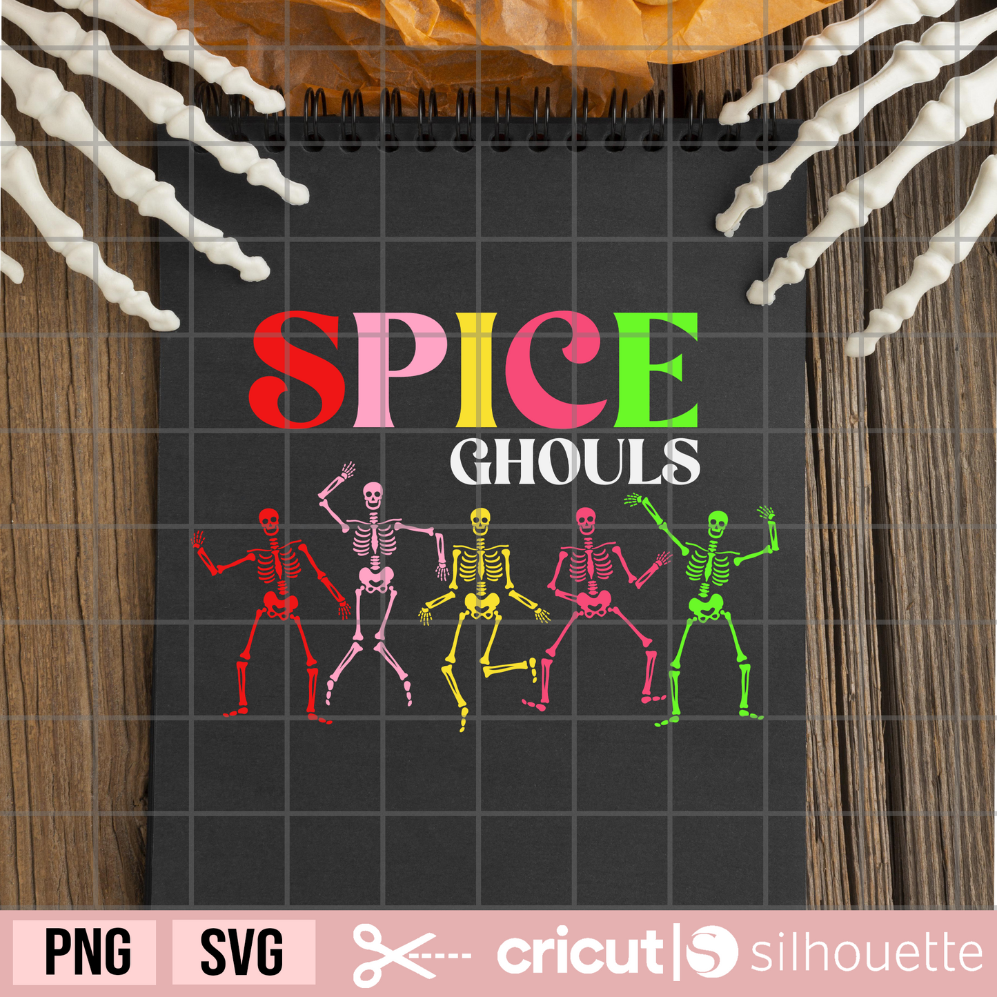 Spice Ghouls svg, Dancing skeletons svg, Halloween Skeleton svg, Halloween Shirt svg, Halloween Skeleton Shirt, dancing ghouls skeletons svg
