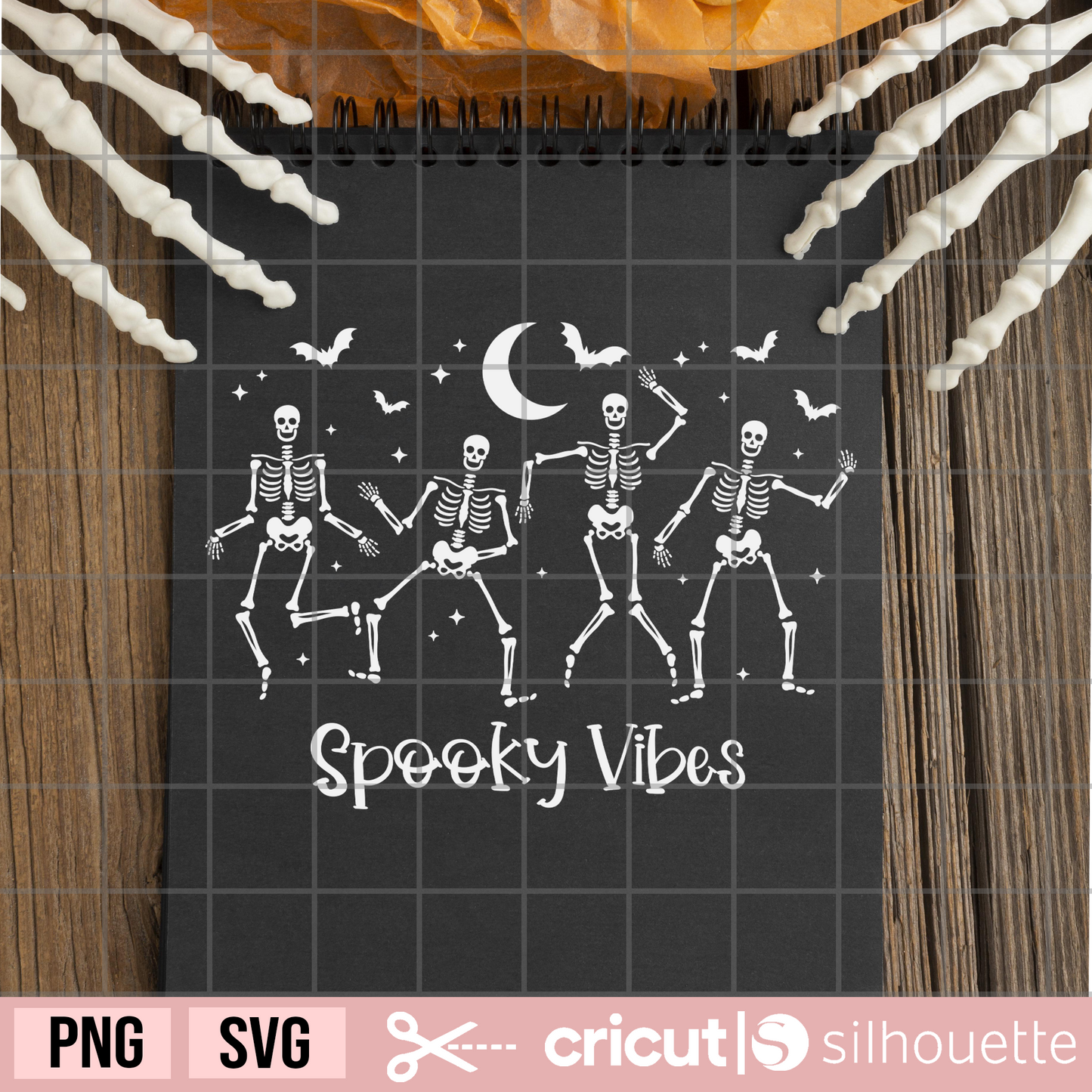Spooky Vibes svg, Dancing skeletons svg, Halloween Skeleton svg, Halloween Shirt svg, Halloween Skeleton Shirt, dancing ghouls skeletons svg
