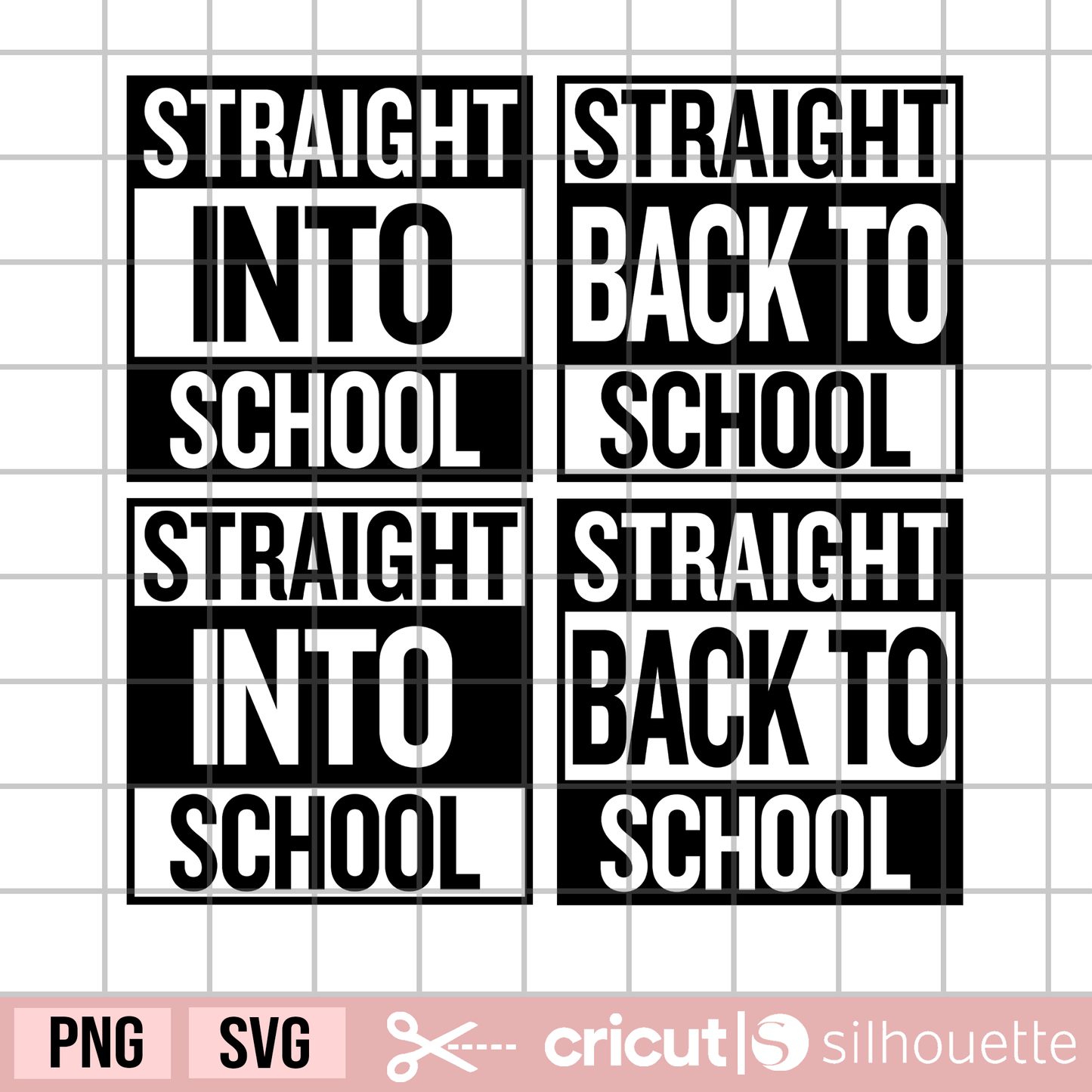 Straight Into School svg, straight back to school svg, Straight outta png, back to school svg, high school svg, elementary school svg, middle school svg