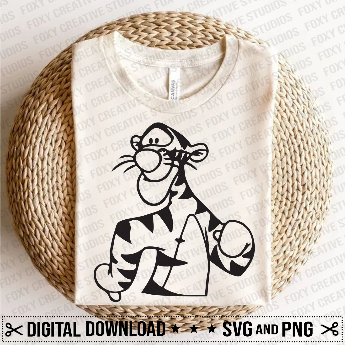Tigger svg, Animals svg, cartoon animals svg, donkey svg, bear svg, piglet svg, Digital Download