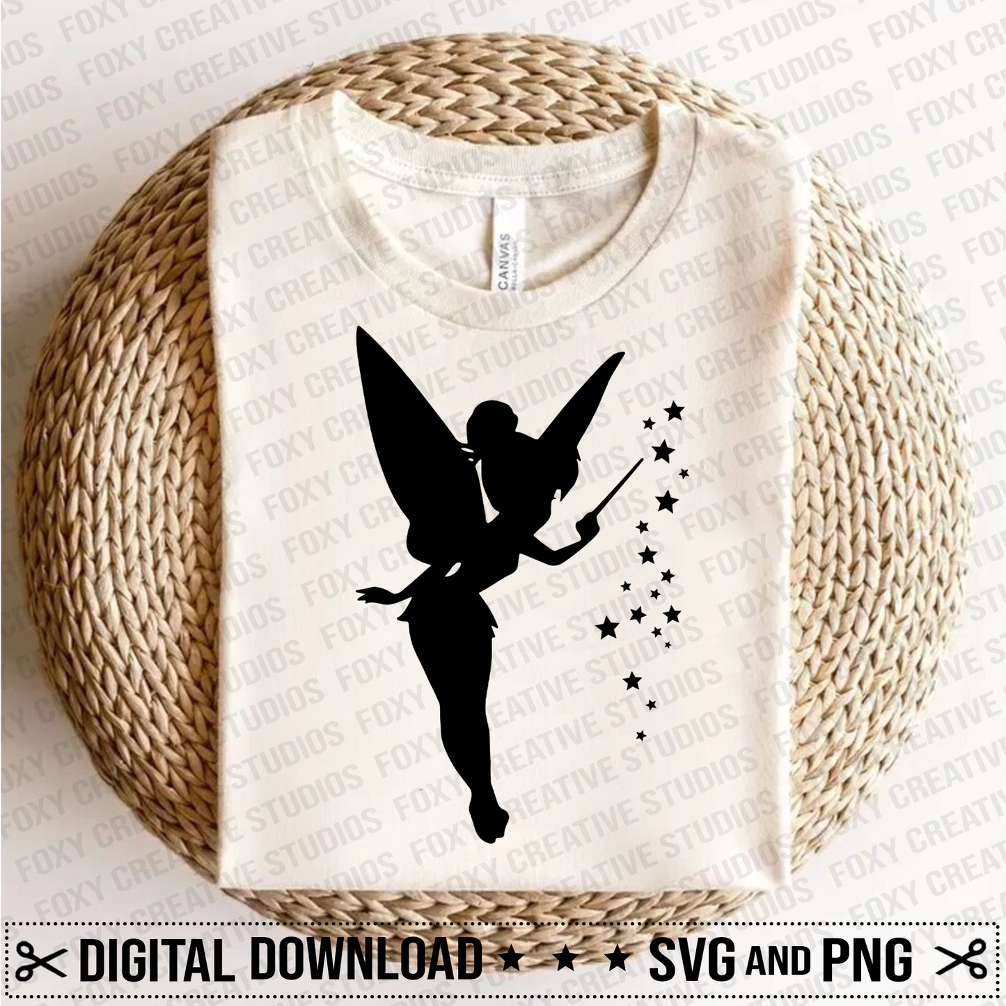 tinkerbell face svg, tinkerbell silhouette svg, fairy svg, fairy dust svg, free svg, magic wand svg, neverland svg, Digital Download