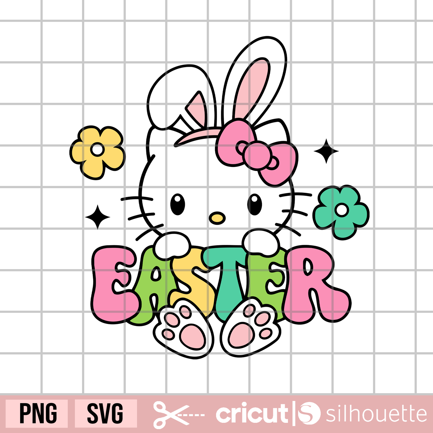Easter svg, Easter Bunny svg, Easter kitty svg, Easter eggs svg, Spring Flowers svg, Bunny Feet svg, Bunny ears svg