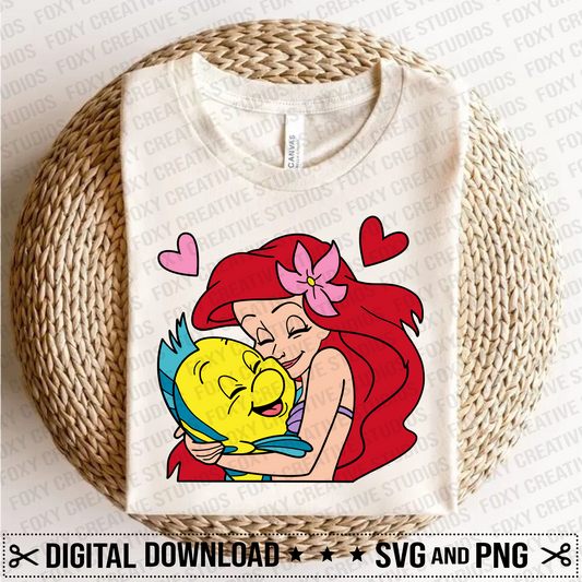 Mermaid svg, Ocean svg, Triton svg, Princess svg, Flounder svg, Sebastian svg, Ursula svg, ariel svg, seagull svg