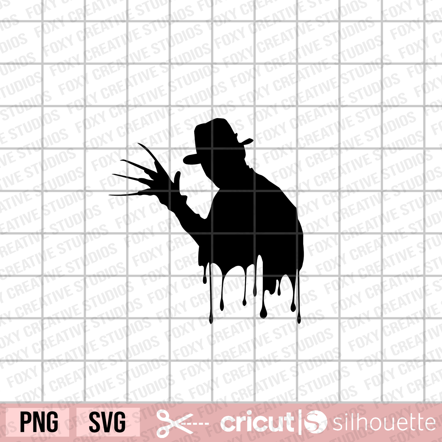 Halloween Horror Characters Svg, Halloween Svg , Horror Movie Svg , silhouette freddy krueger svg, horror character svg