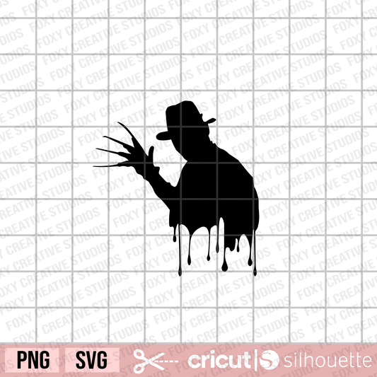 Halloween Horror Characters Svg, Halloween Svg , Horror Movie Svg , silhouette freddy krueger svg, horror character svg