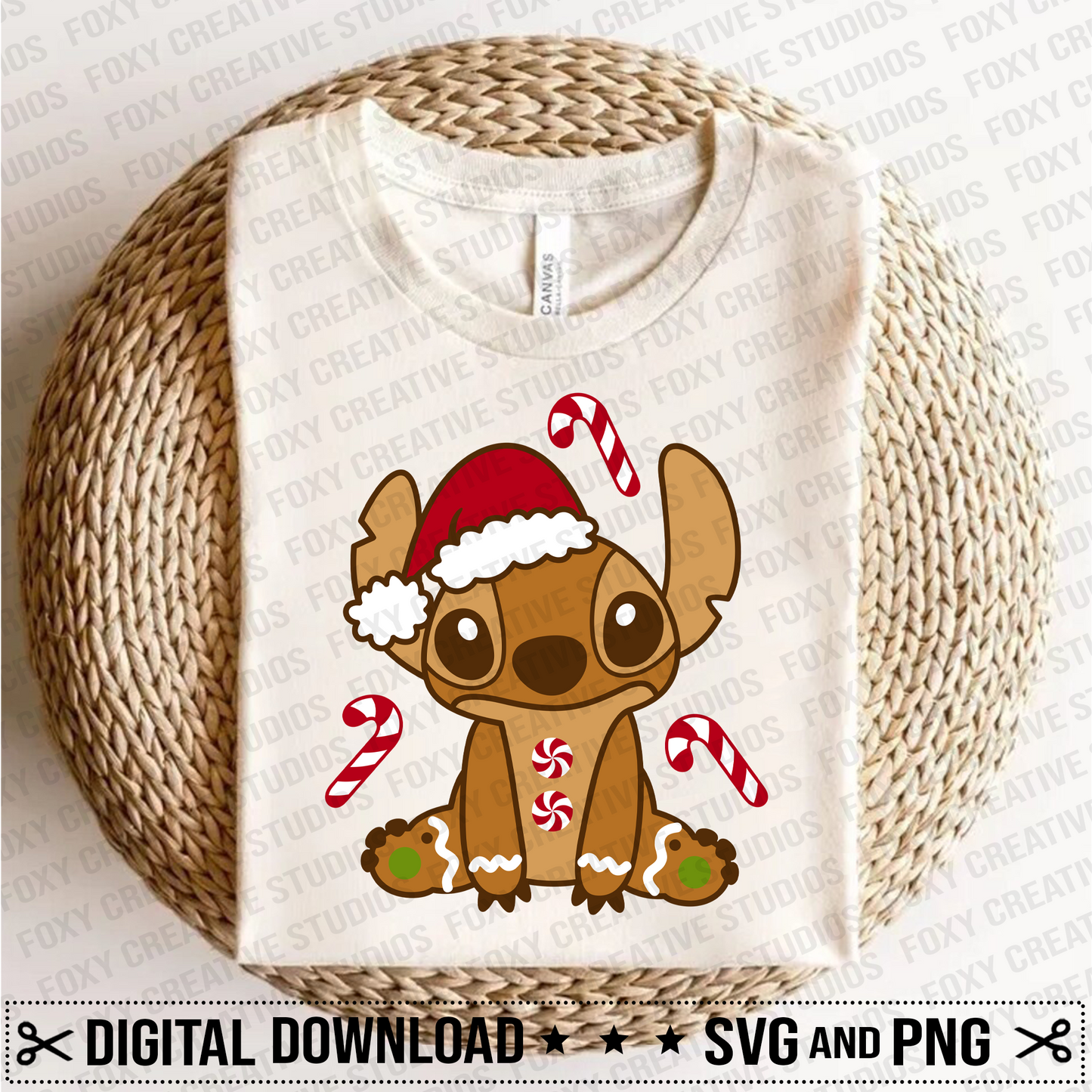 Christmas stitch svg, candy canes svg, Santa Hat svg, Christmas svg, Gingerbread stitch cookie svg, Gingerbread cookie svg