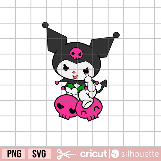kuromi svg, skulls svg, kawaii svg, kawaii cartoon svg, kawaii cat svg, kawaii bunny svg