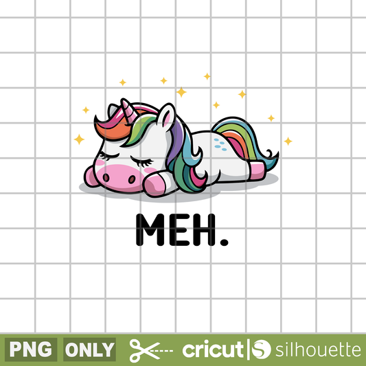 Meh png, Meh Unicorn png, Unicorn png, Sleeping Unicorn png, lazy unicorn png, funny unicorn png, Sarcastic unicorn png