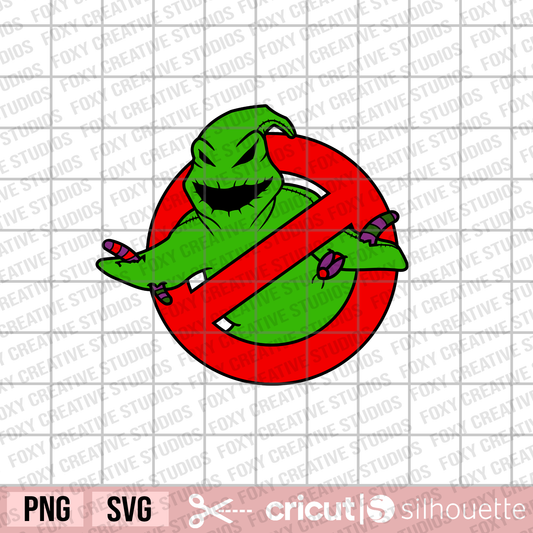 Oogie Boogie ghostbusters Logo svg, Oogie Boogie svg, Halloween svg, jack skellington svg, jack and sally svg