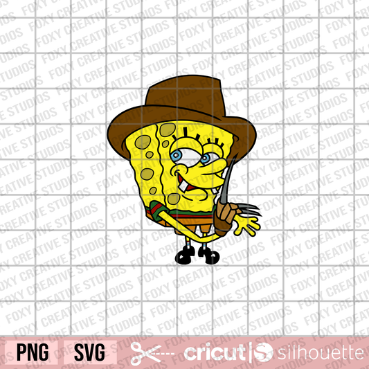 Halloween Horror svg, Halloween svg, spongebob Freddy svg, trick or treat svg, krueger svg, cartoon svg, halloween friends svg, horror movie svg, horror characters svg
