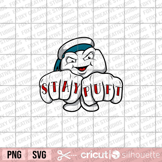 Stay Puft svg, Marshmallow Man svg, Marshmallow Sailor svg, slimer ghost svg, nuckle fist svg, cartoon svg