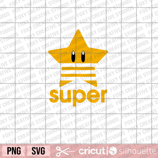 Power-Up Star svg, Mario Star svg, Mario svg, cartoon svg, super star svg, yellow star svg