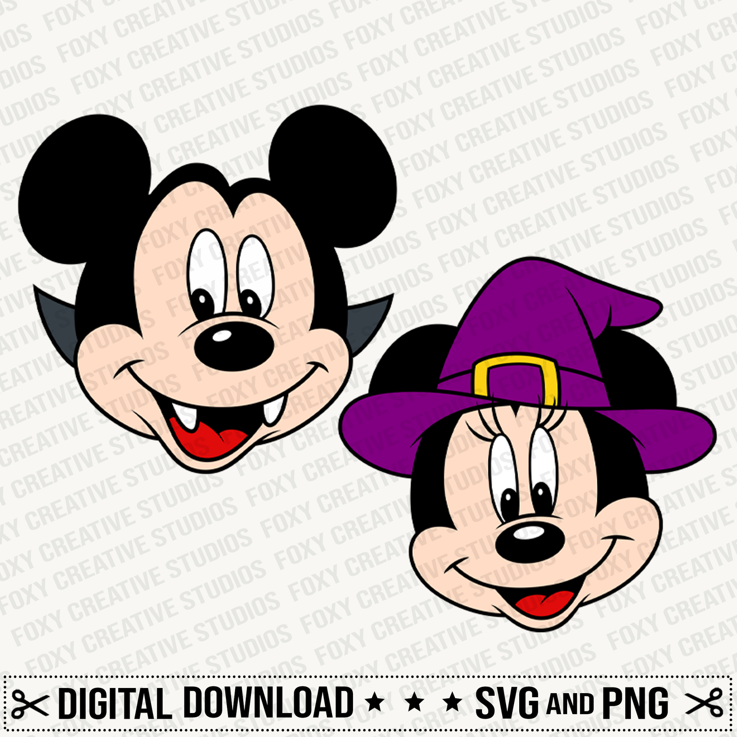 Halloween svg, Vampire mickey svg, Halloween mouse head svg, Witch minnie svg, Happy Halloween svg, Dracula mickey svg